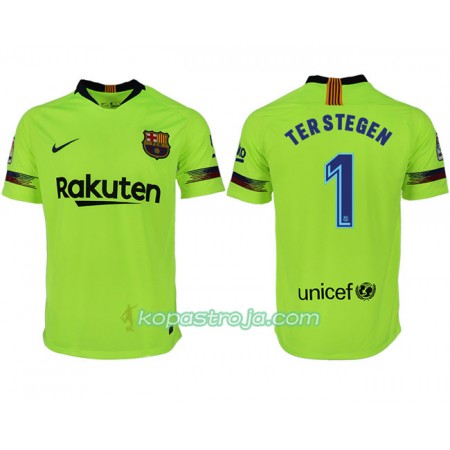 Billiga Fotbollströjor FC Barcelona TER STEGEN 1 Borta tröja 2018/19 Kortärmad